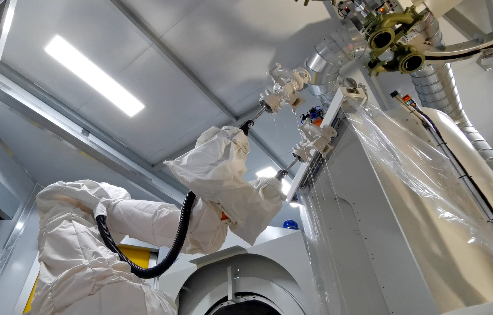 Automated Shell Coating Application