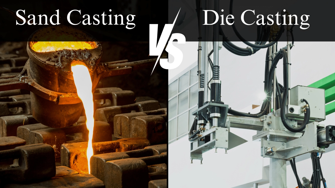 die casting vs sand casting performance comparison