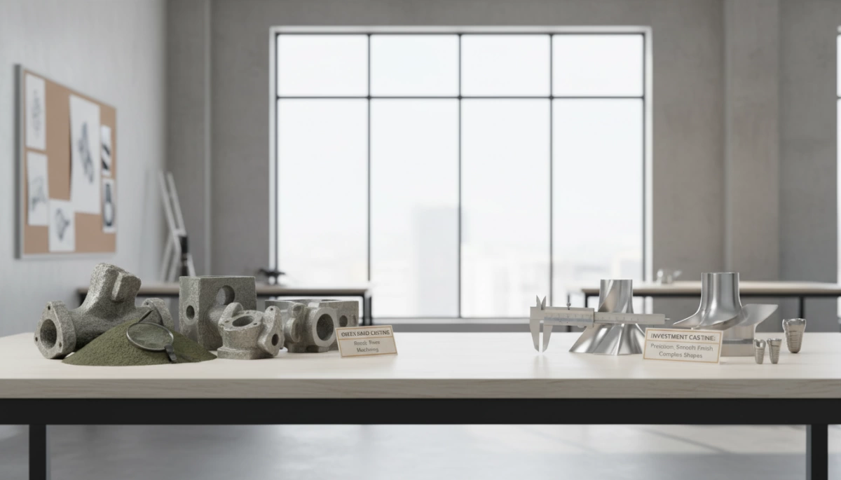 investment casting advantages over green sand casting