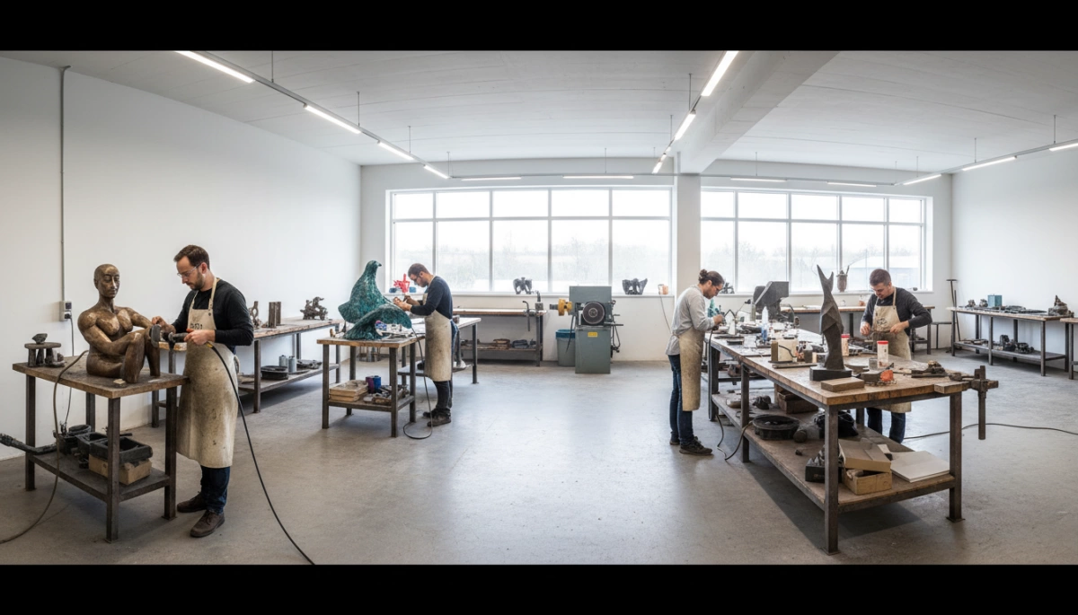 lost wax bronze casting finishing process