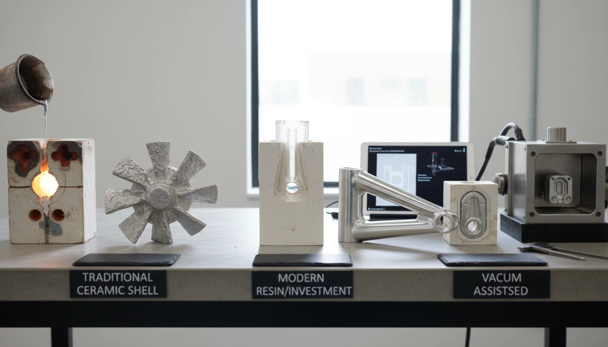 lost wax casting aluminum comparison methods
