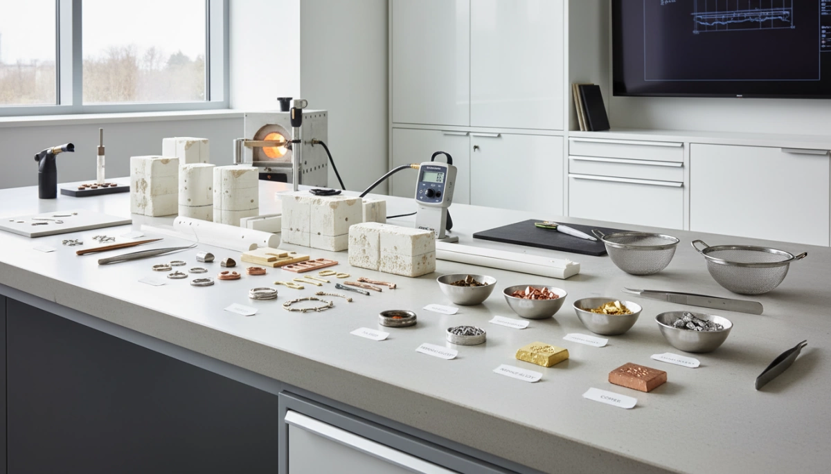 lost wax casting metals and alloys materials