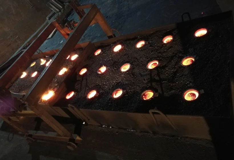 Shell-Sand-Aushärtungsprozess in der Metallgießerei