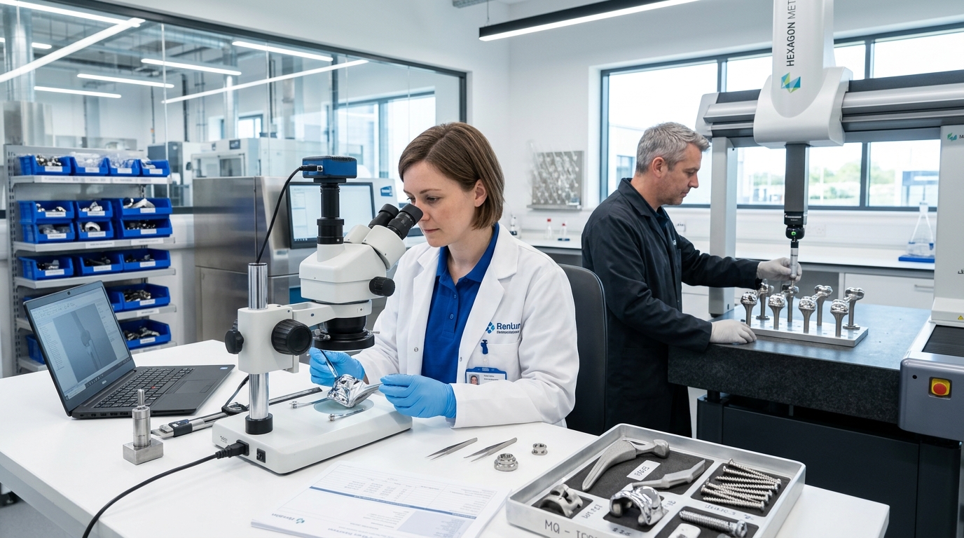 Medical investment casting quality assurance