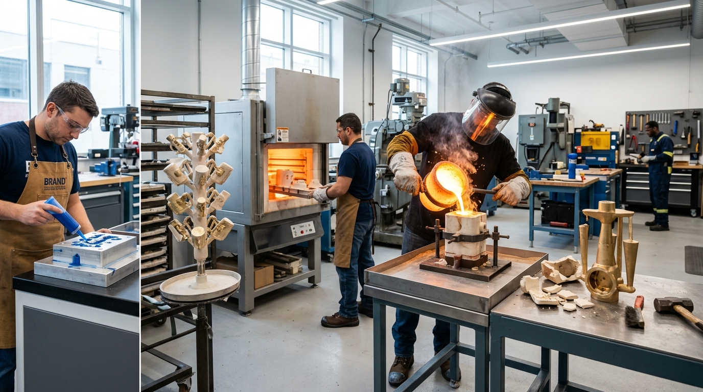 Brass Investment Casting Process Steps