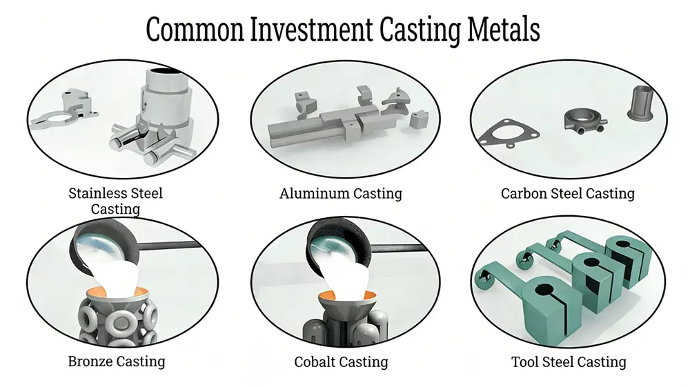 Common Materials Used in Investment Casting