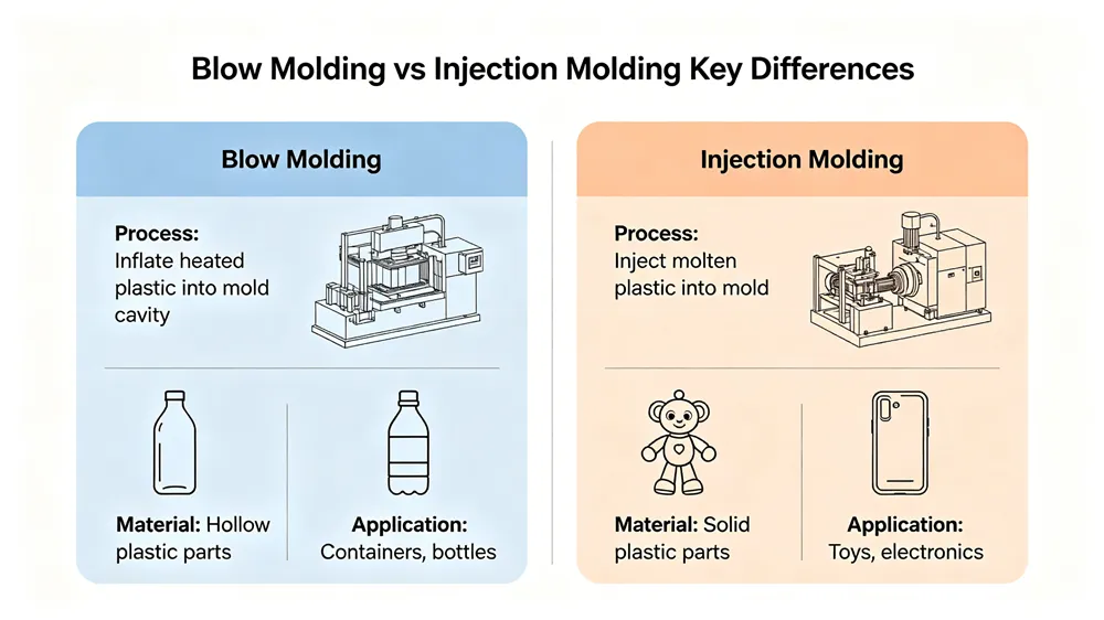 Blow Molding vs Injection Molding