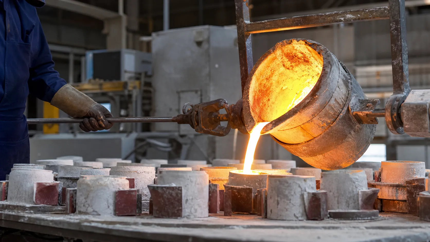 Cast stainless steel investment casting equipment