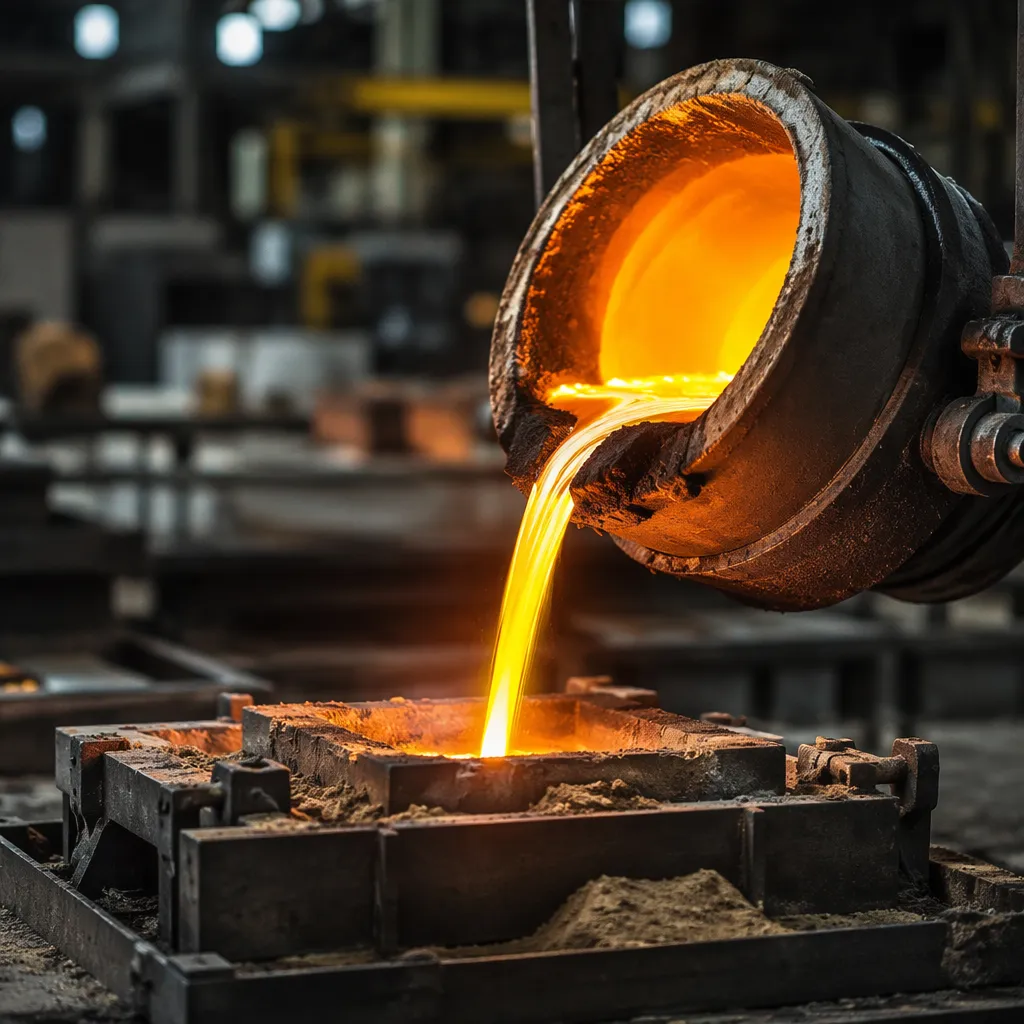 Stainless steel sand casting process