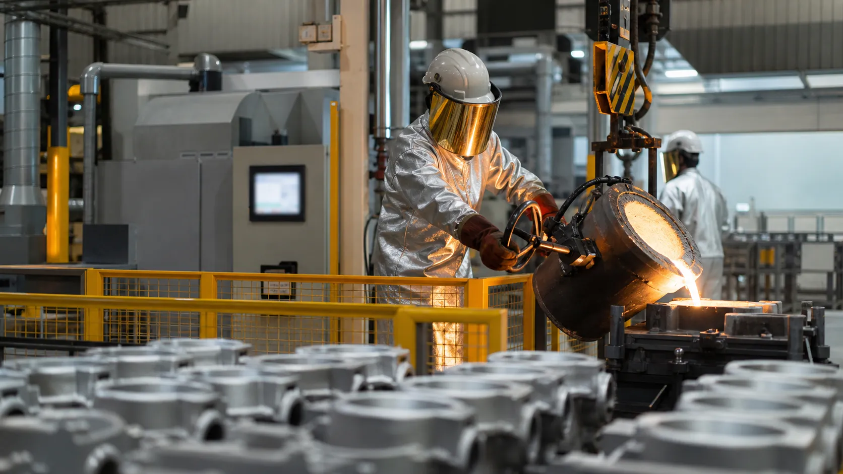 precision cast component manufacturing process