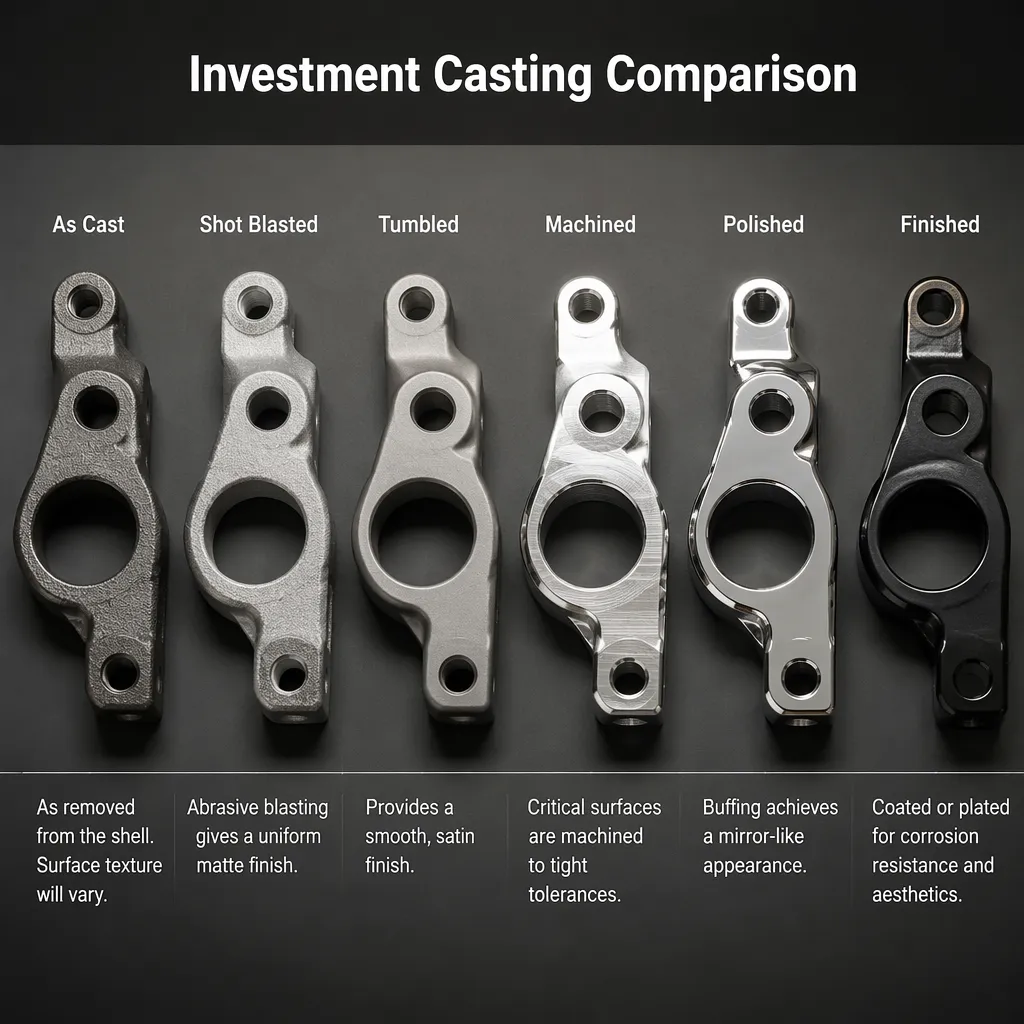 precision investment casting comparison guide