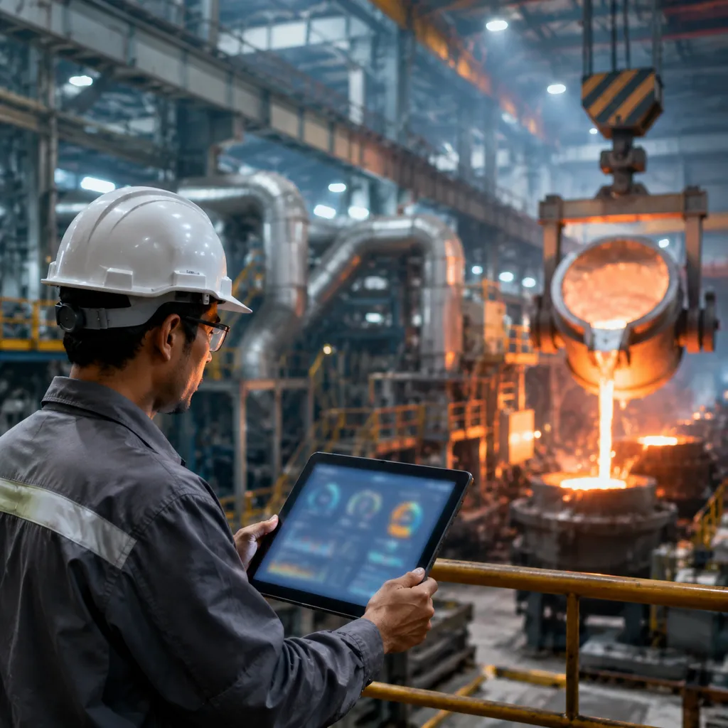 Austenitic Steel Foundry IoT Integration