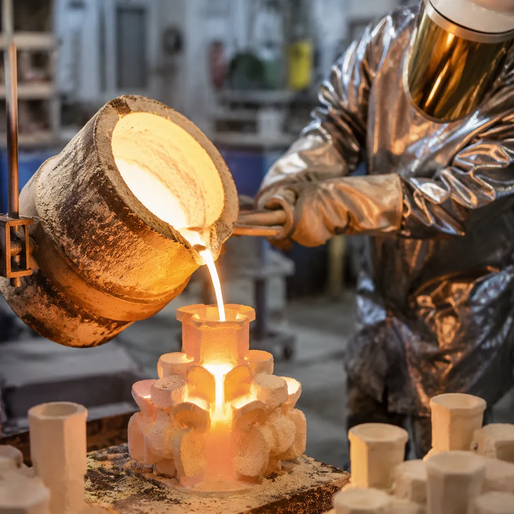 Austenitic stainless steel investment casting