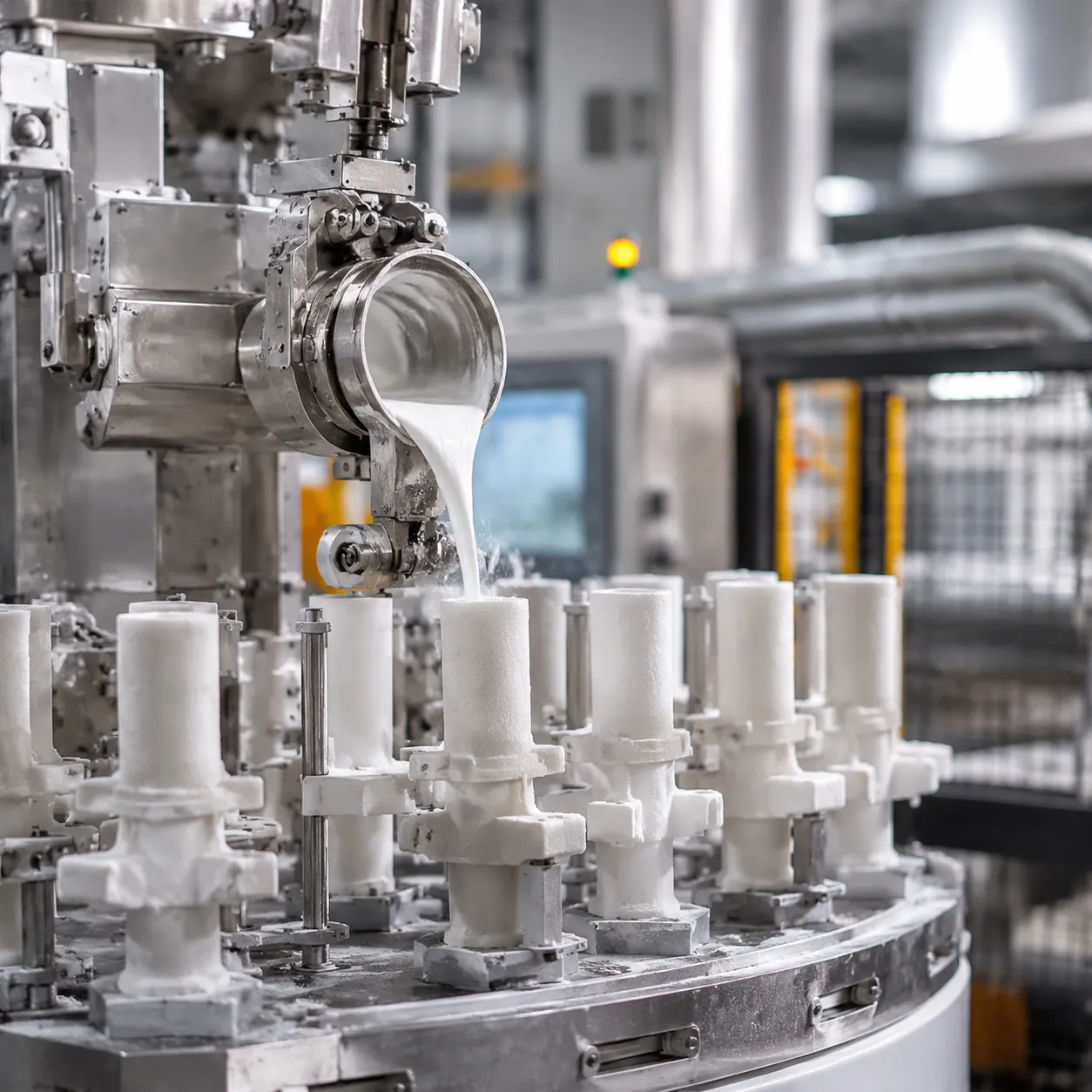 Automated stainless steel investment casting