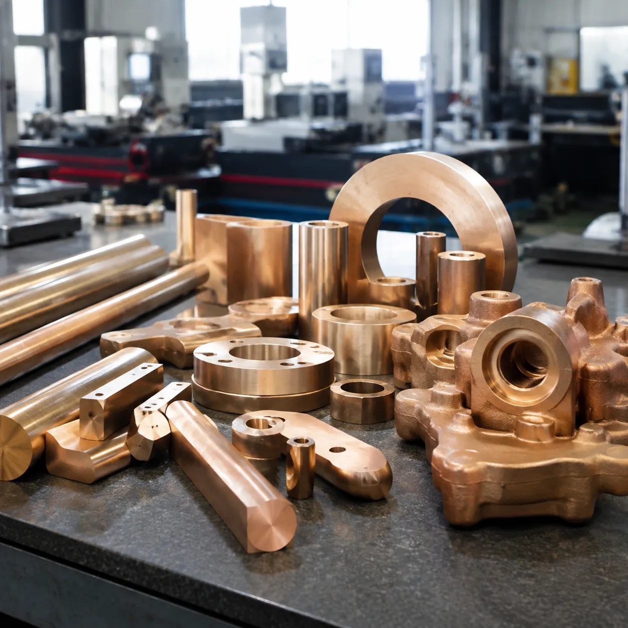 Beryllium copper mill shapes and custom casting