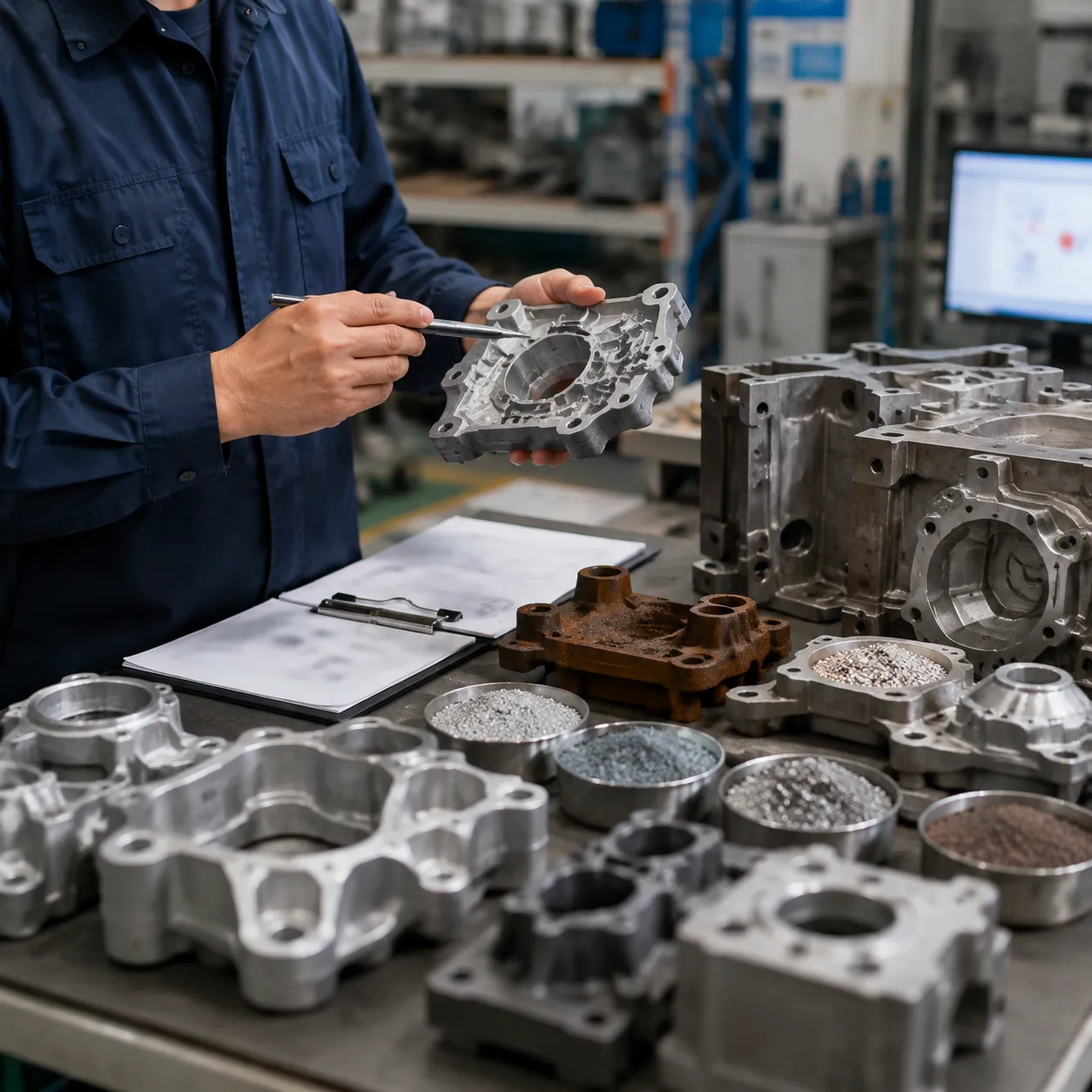 Casting alloy selection by process