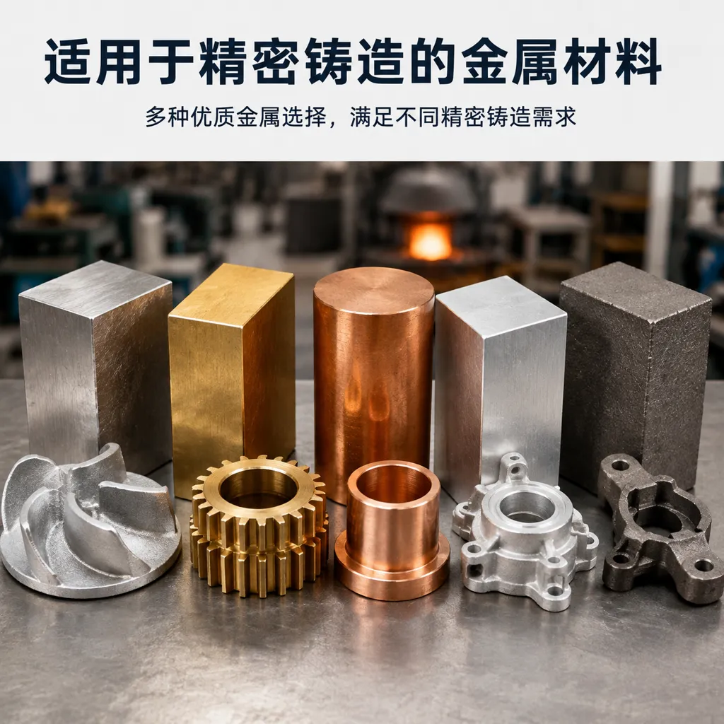 Compatible metals for investment casting