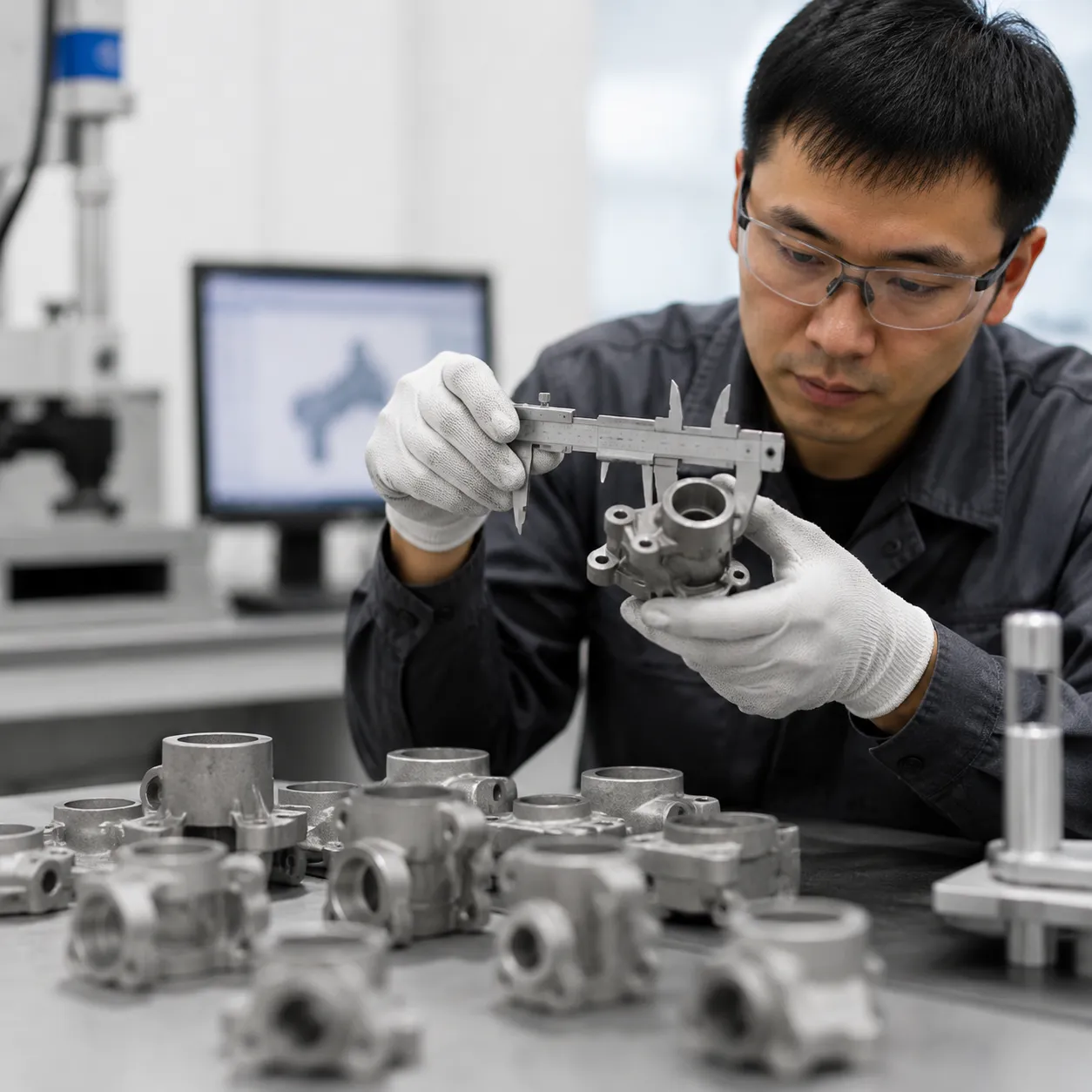Investment casting part quality inspection