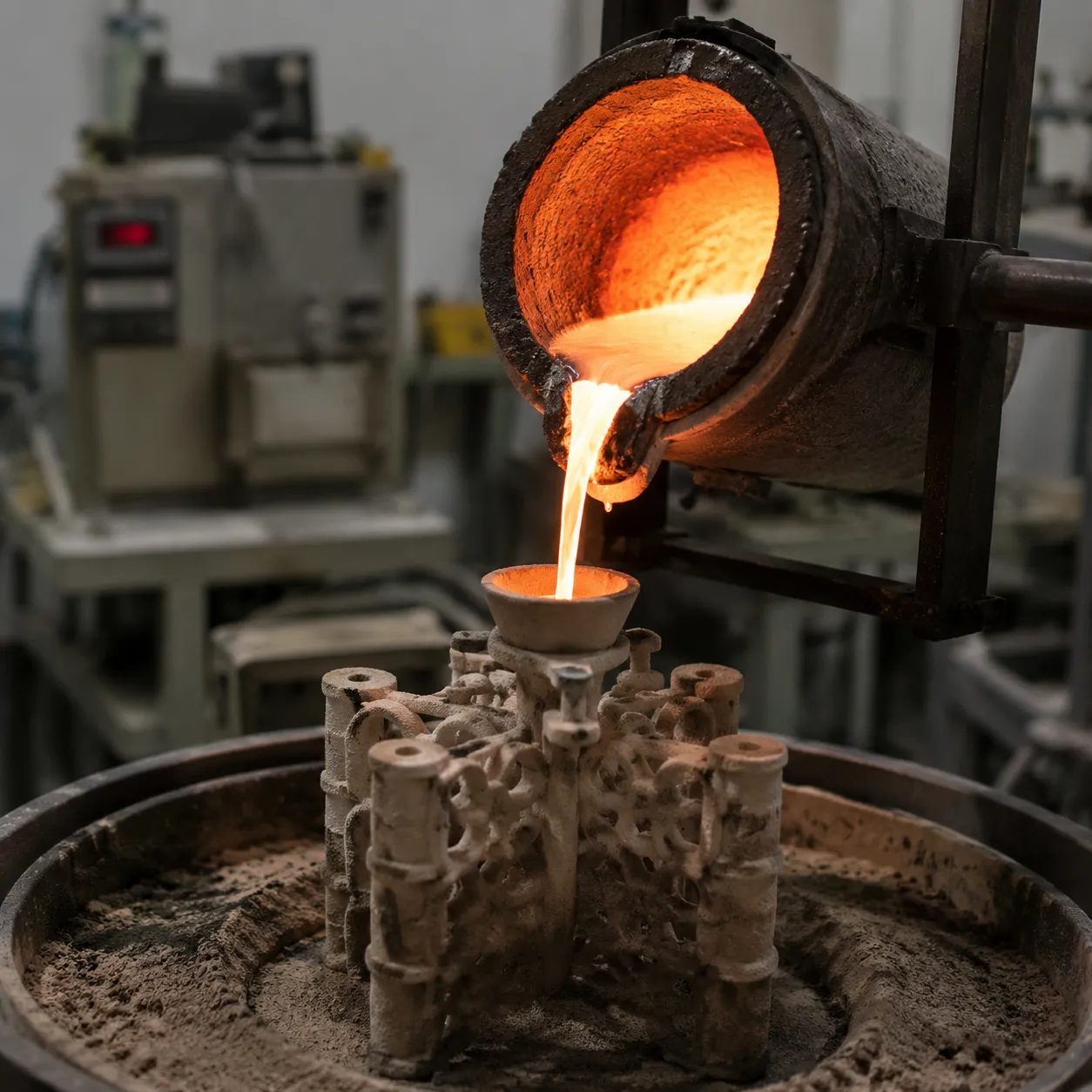 Precision cobalt alloy investment casting