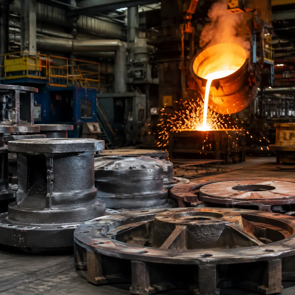 Steel casting manufacturer industrial components