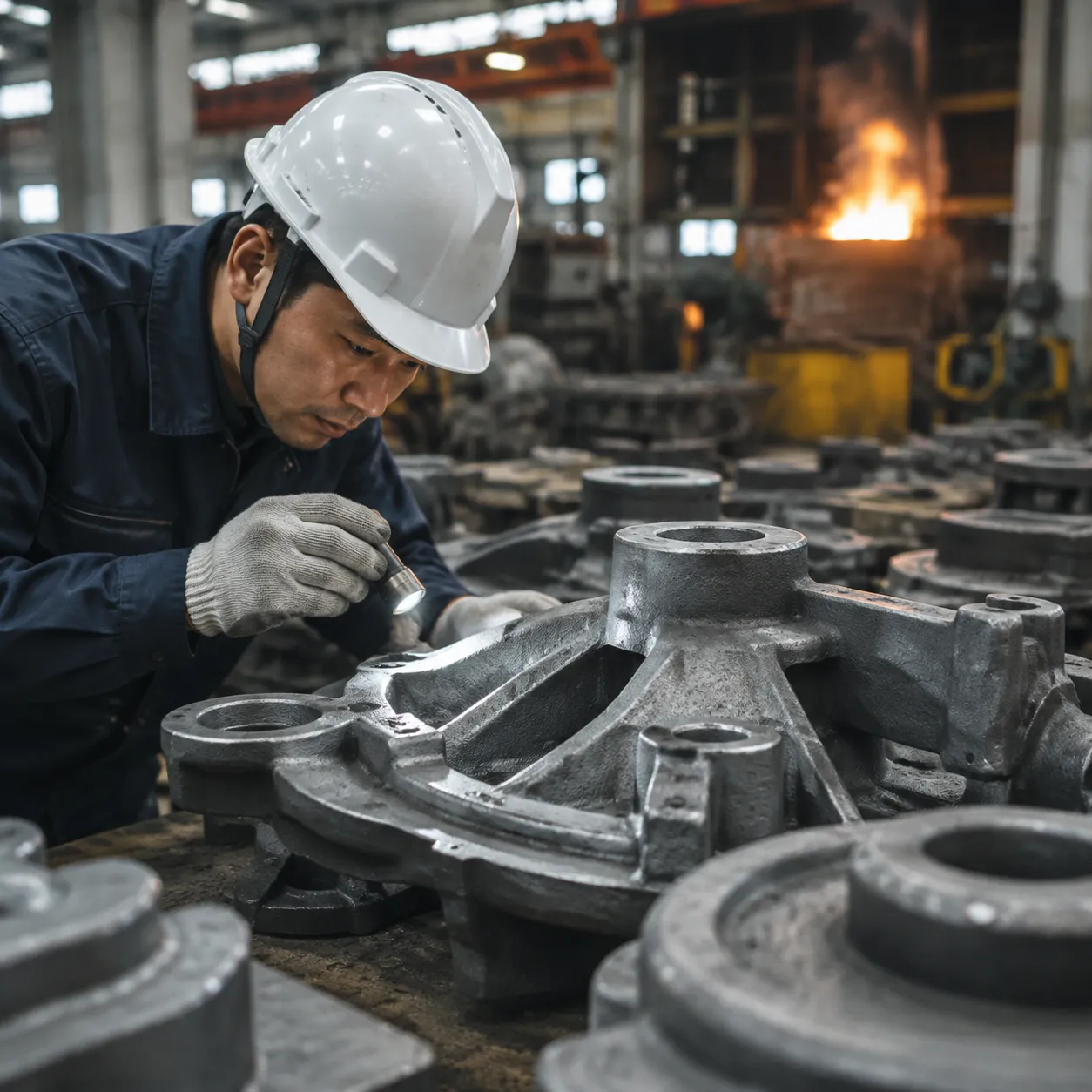 Steel casting manufacturer quality inspection
