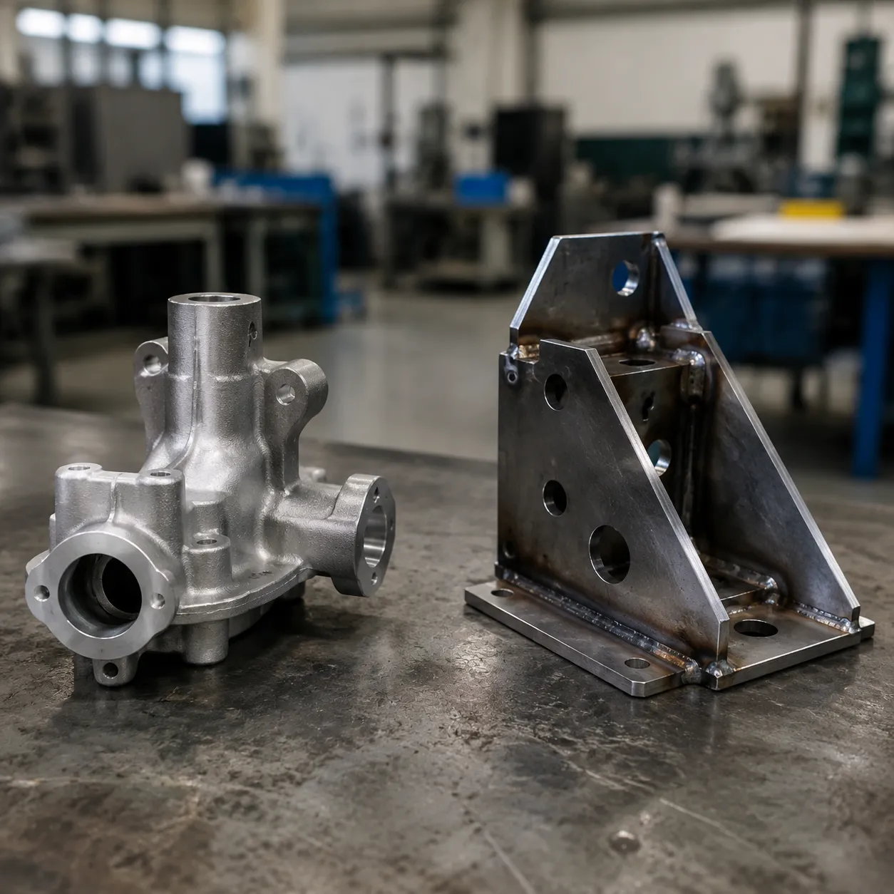 investment casting part vs metal fabrication