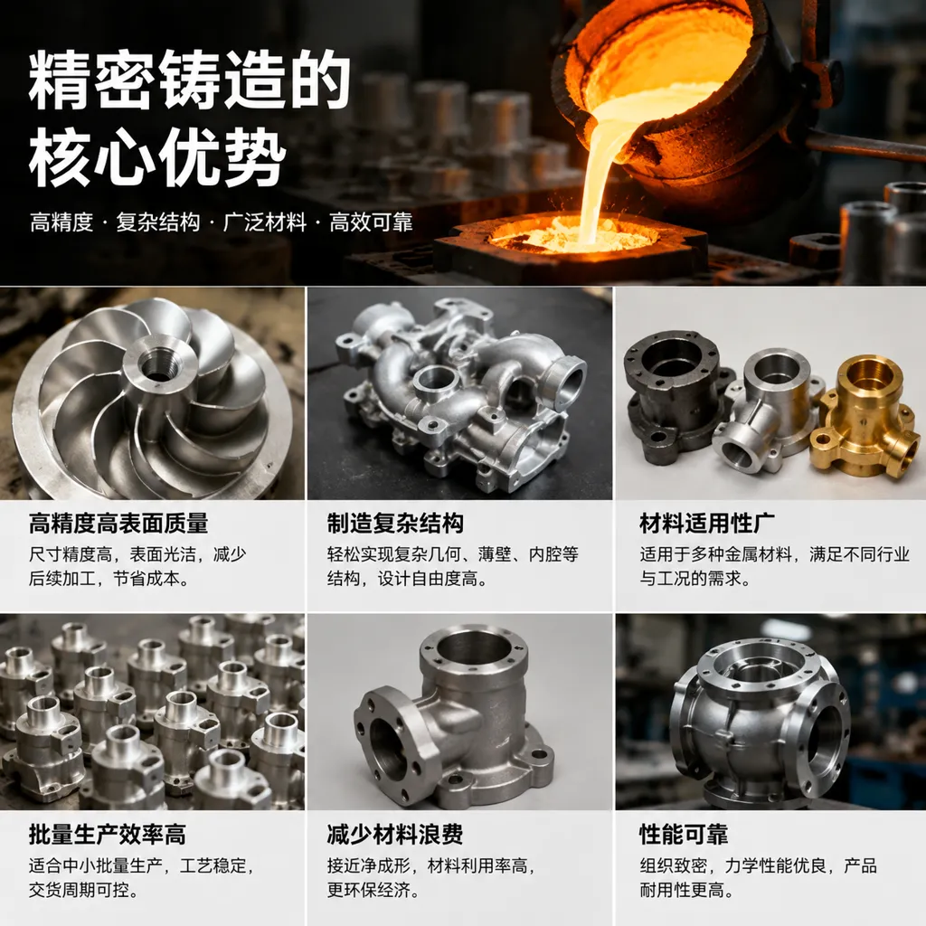 key advantages of investment casting