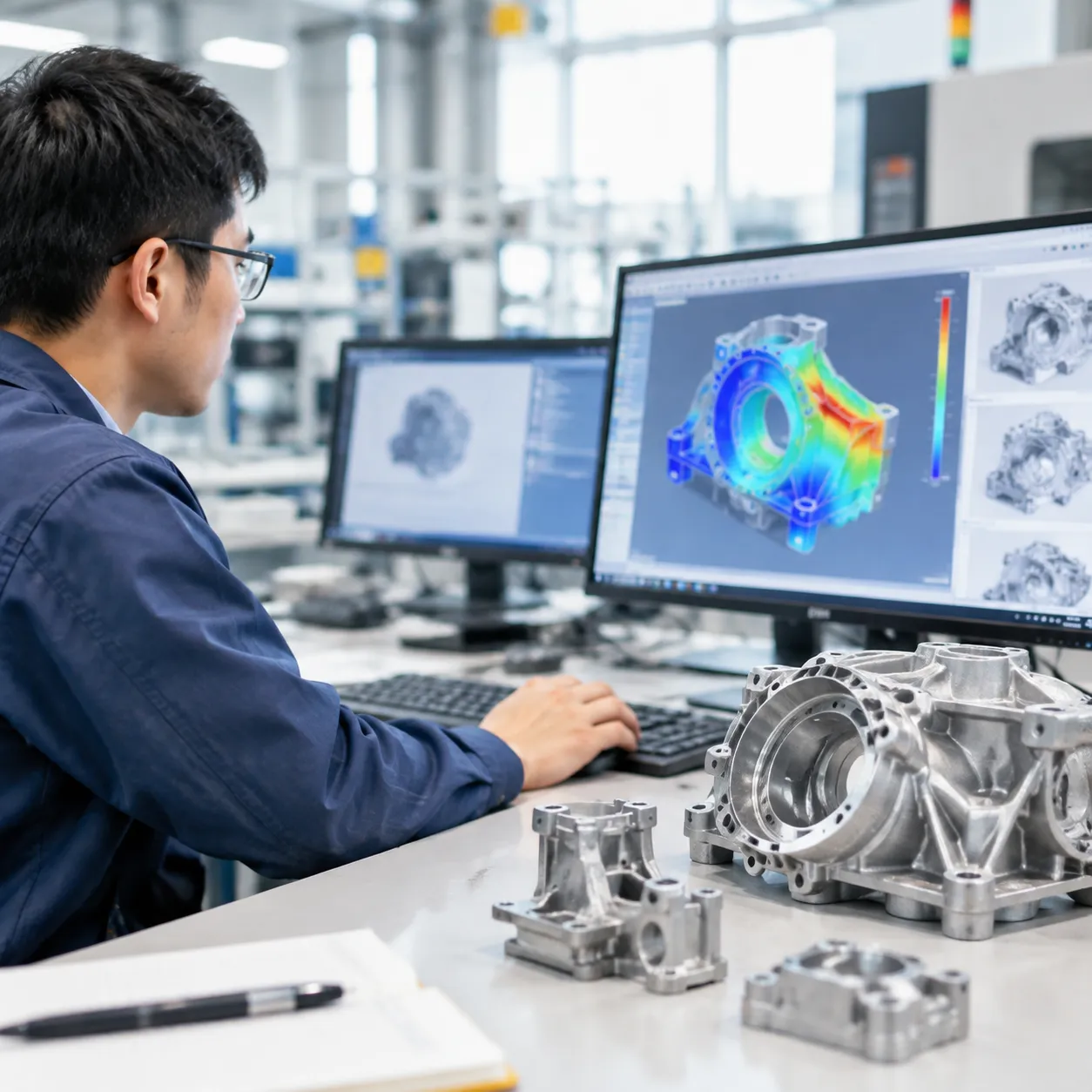 Cast alloy DFM engineering workflow