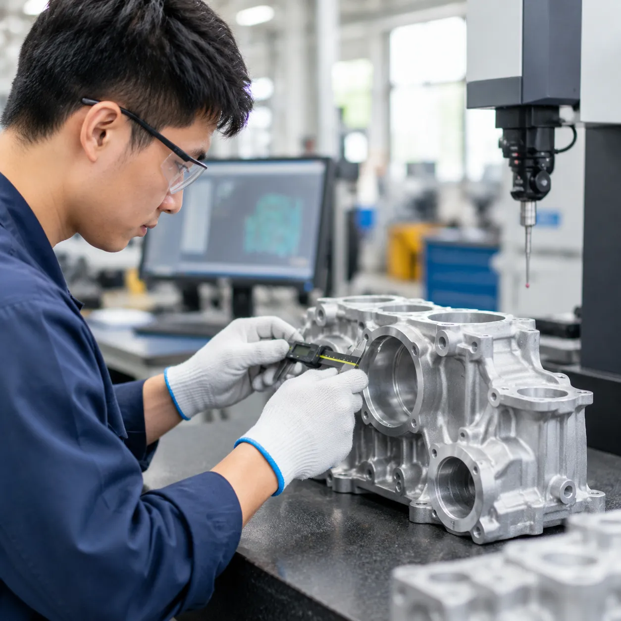 Casting auto quality inspection and testing