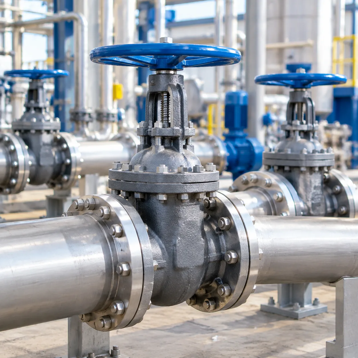 Industrial casting valve applications