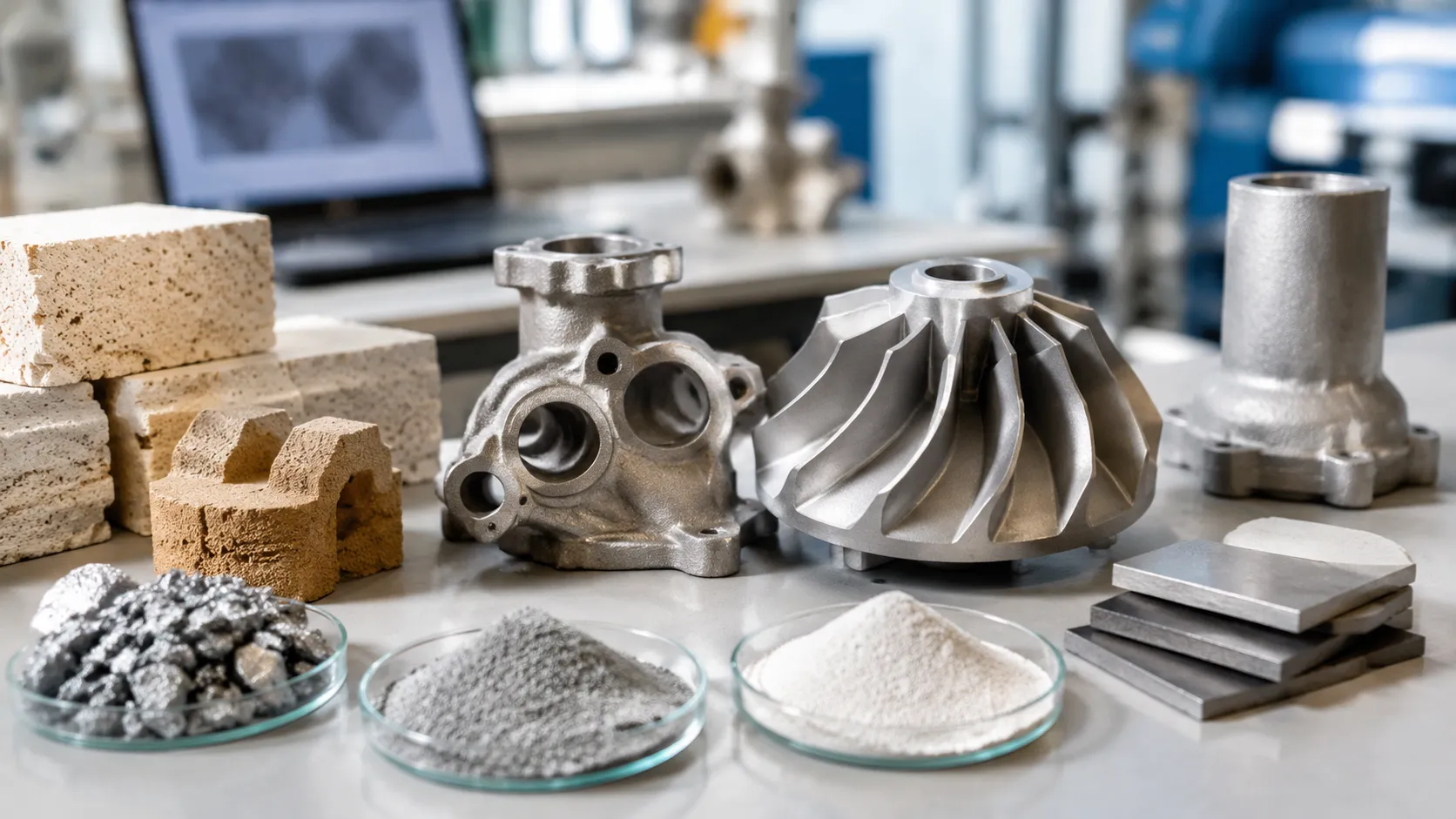 Investment casting material selection factors