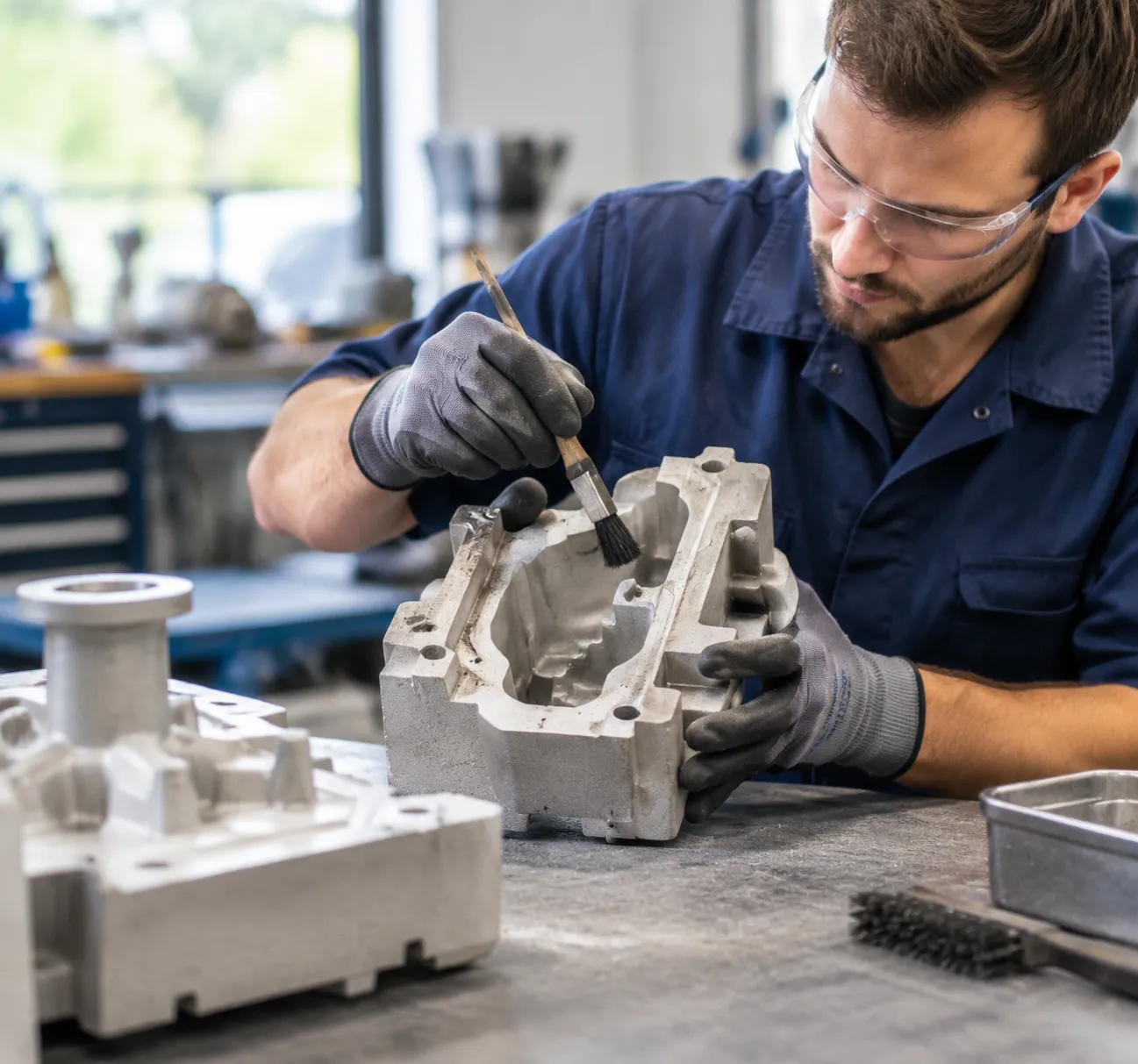 Investment casting mold maintenance