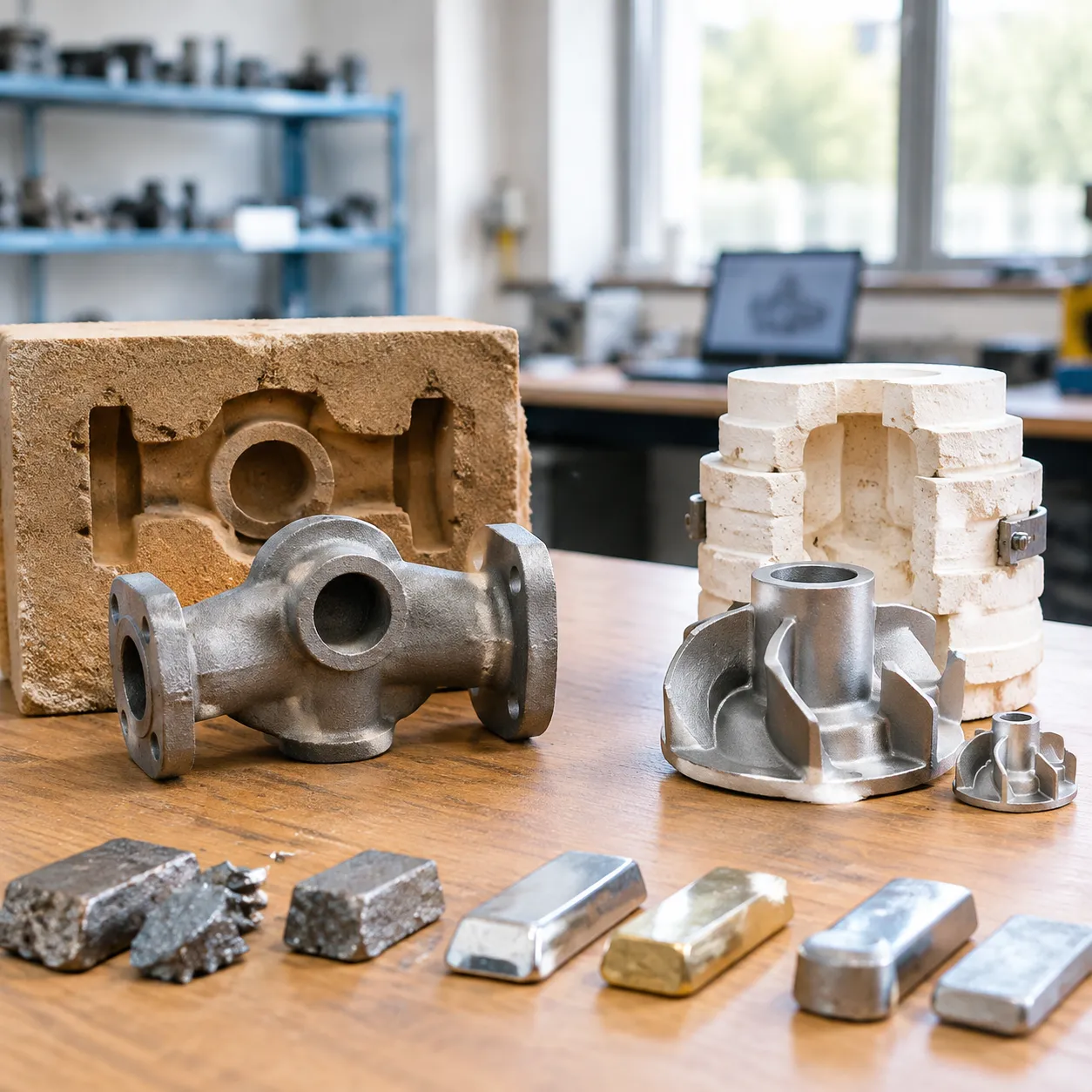 Sand casting vs investment casting alloy suitability