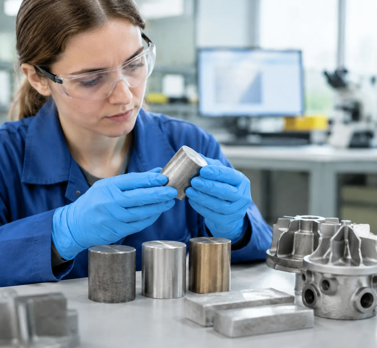 Titanium investment casting alloy selection