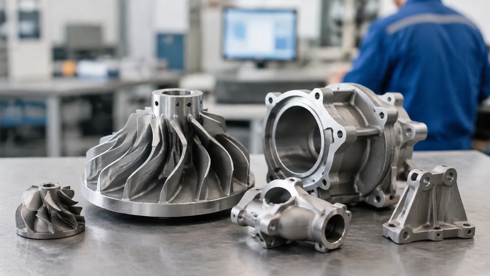 Titanium investment casting industrial applications