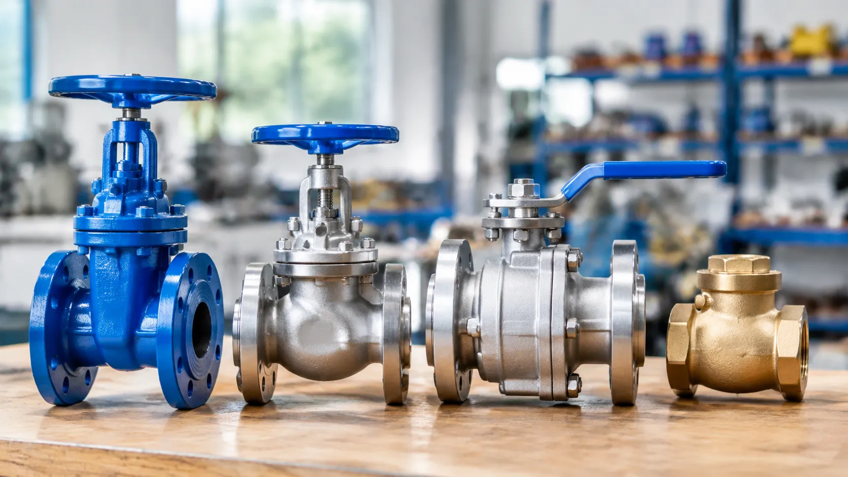 Types of industrial casting valves