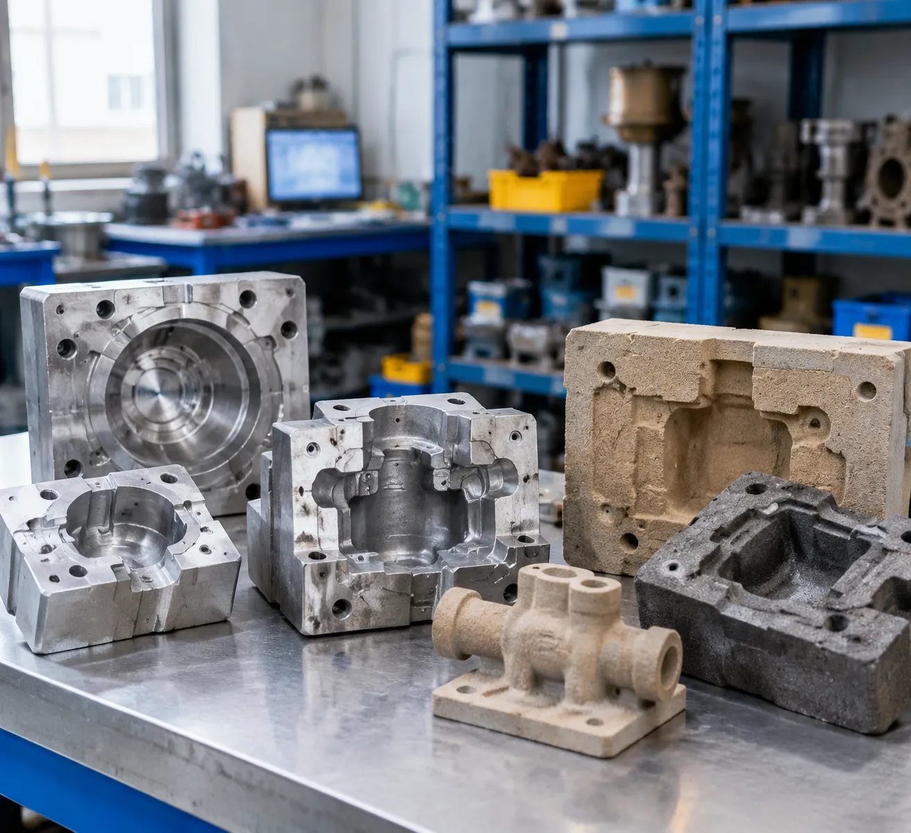 Types of investment casting molds