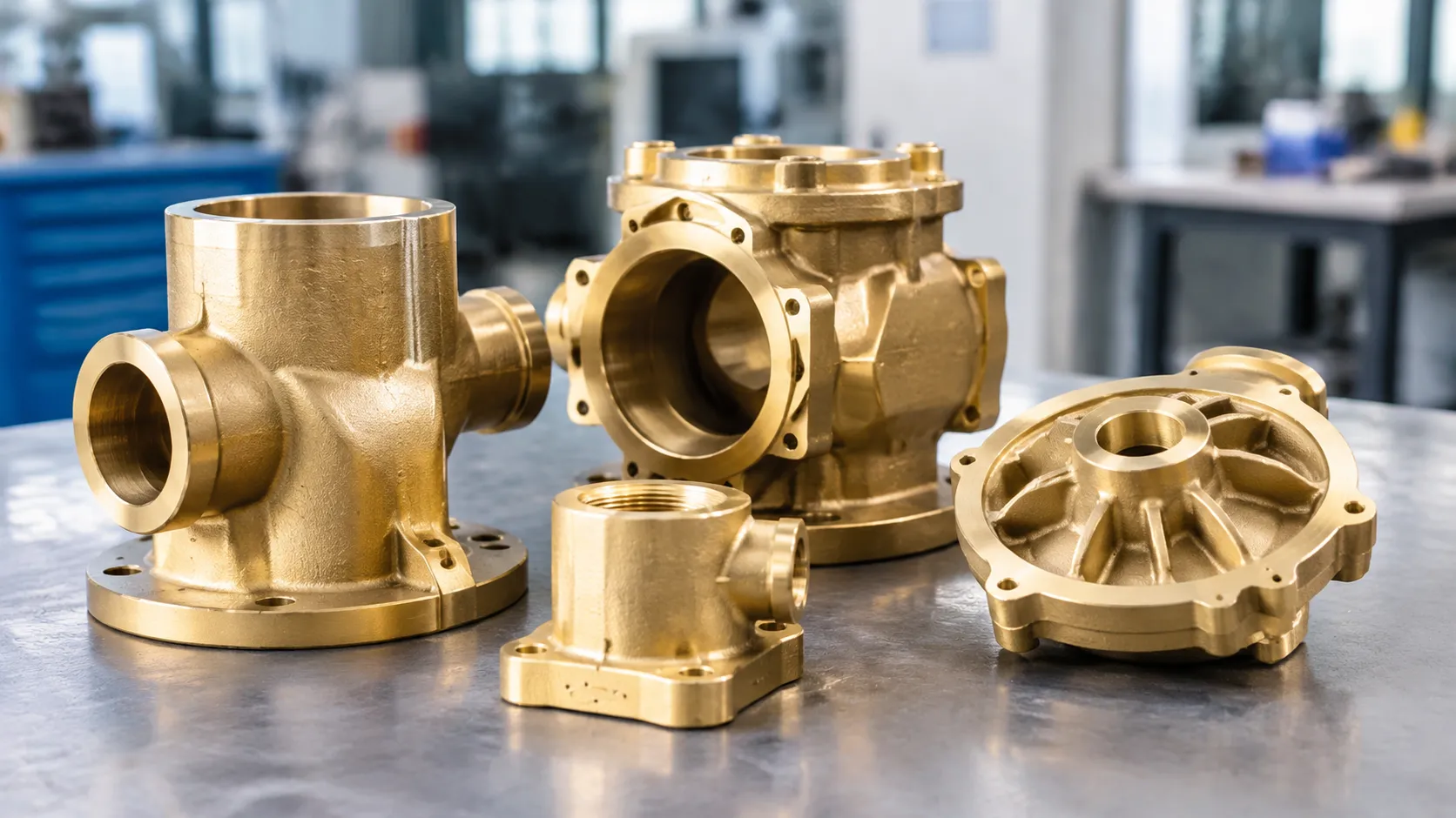 brass investment casting industrial components