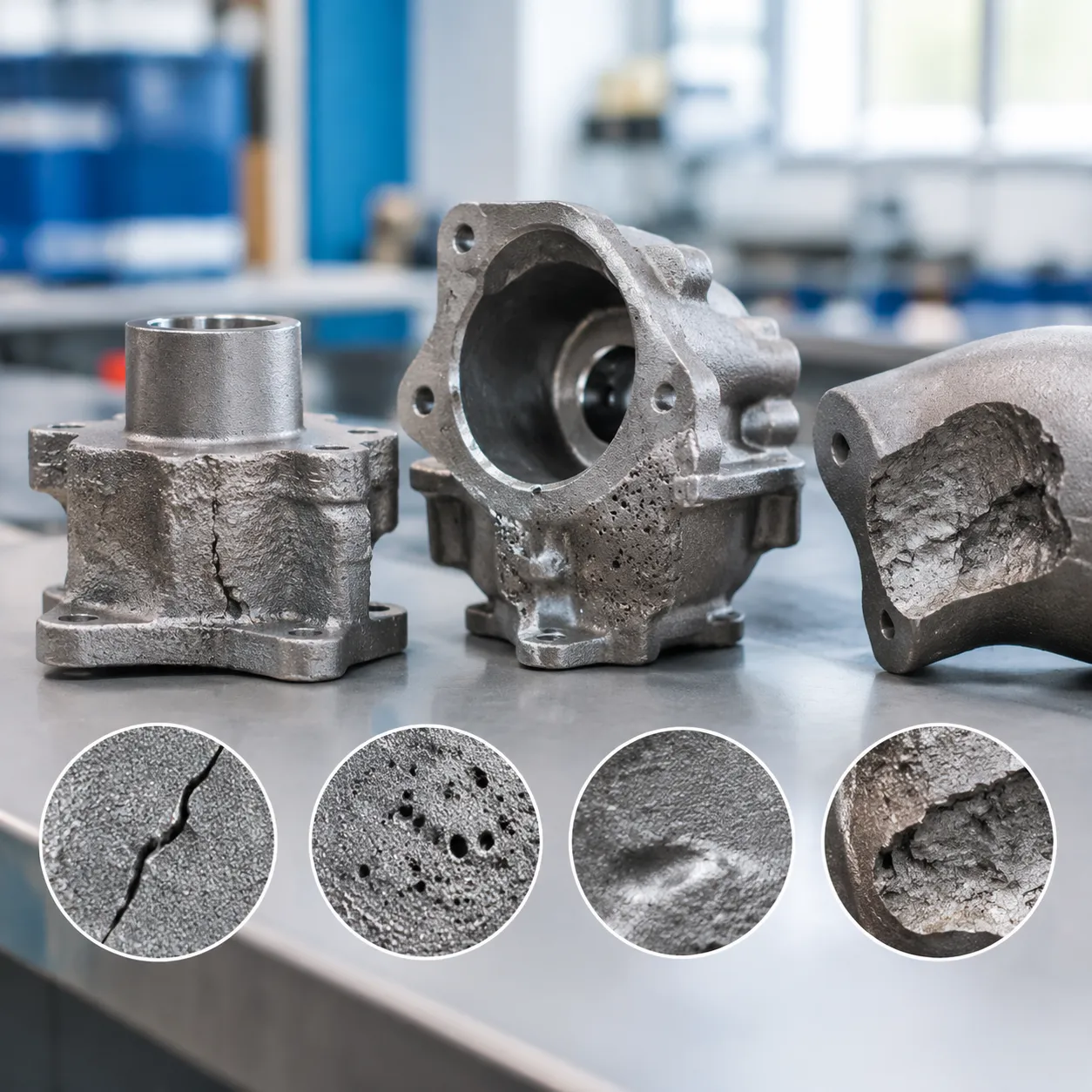 common defects affecting casting quality