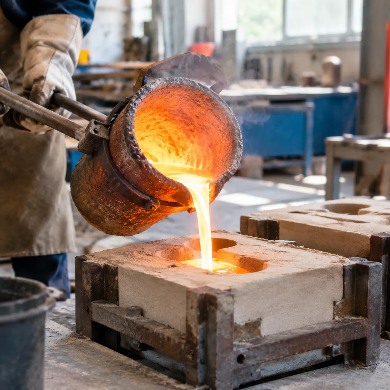 expendable mold casting methods