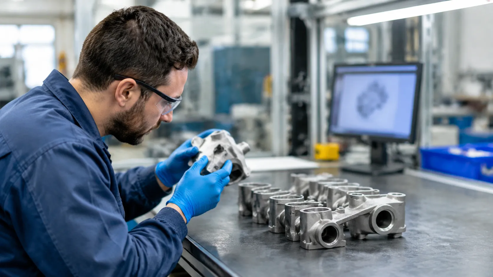 vacuum investment casting defect inspection
