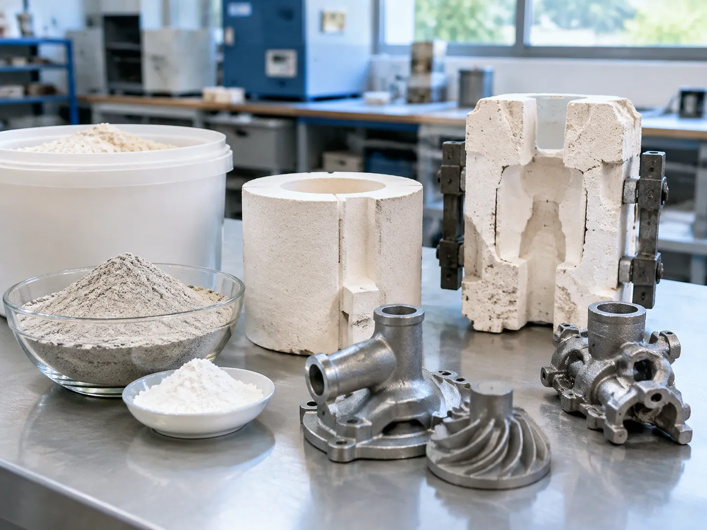 vacuum investment casting materials