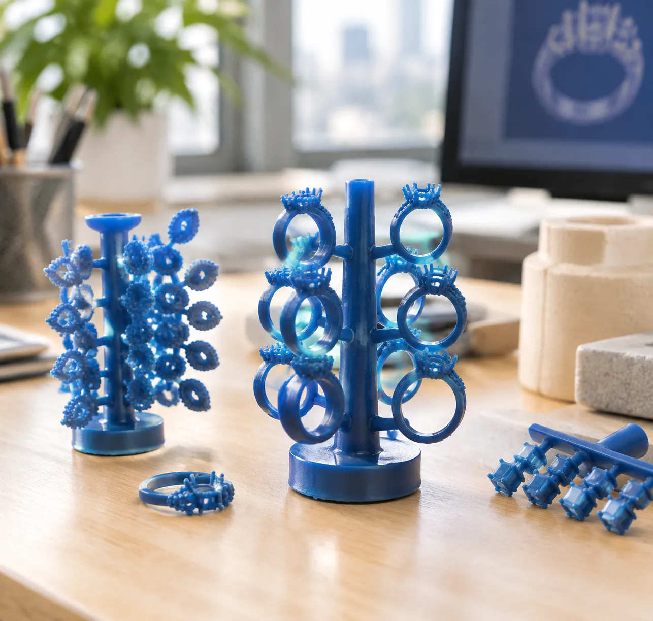 3D printed wax patterns for investment casting