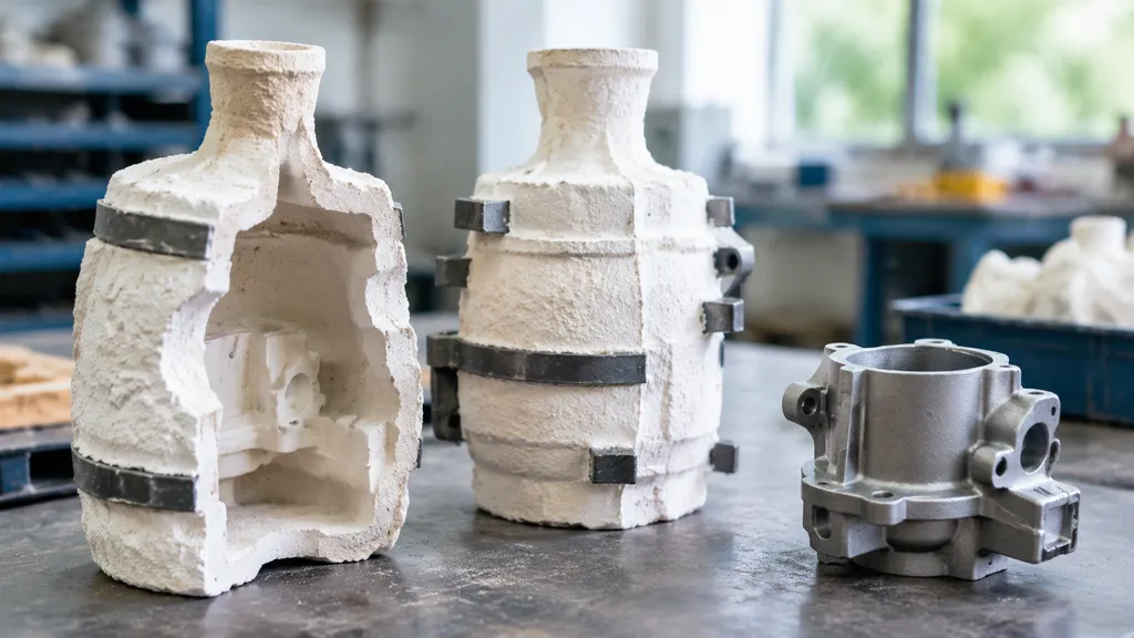 Ceramic shell investment casting limitations