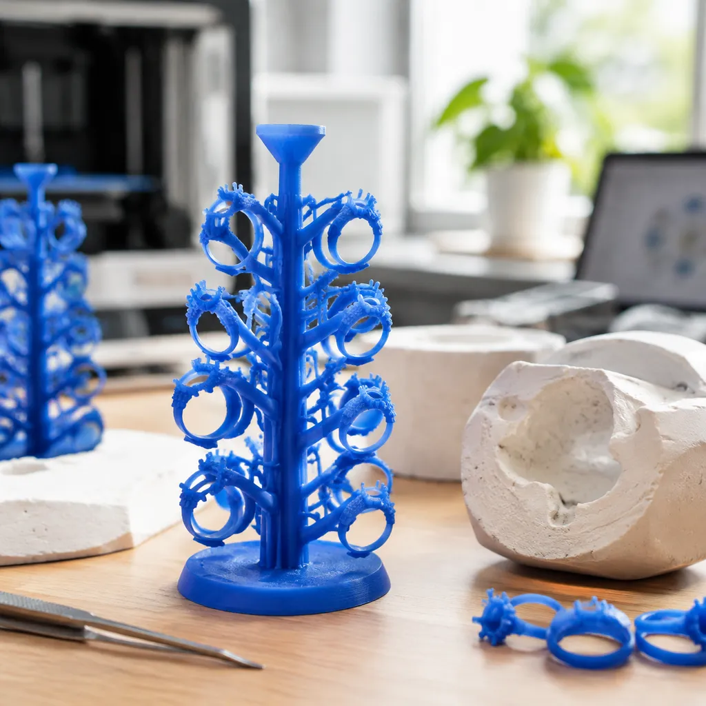 3D Printed Wax Patterns for Rapid Investment Casting